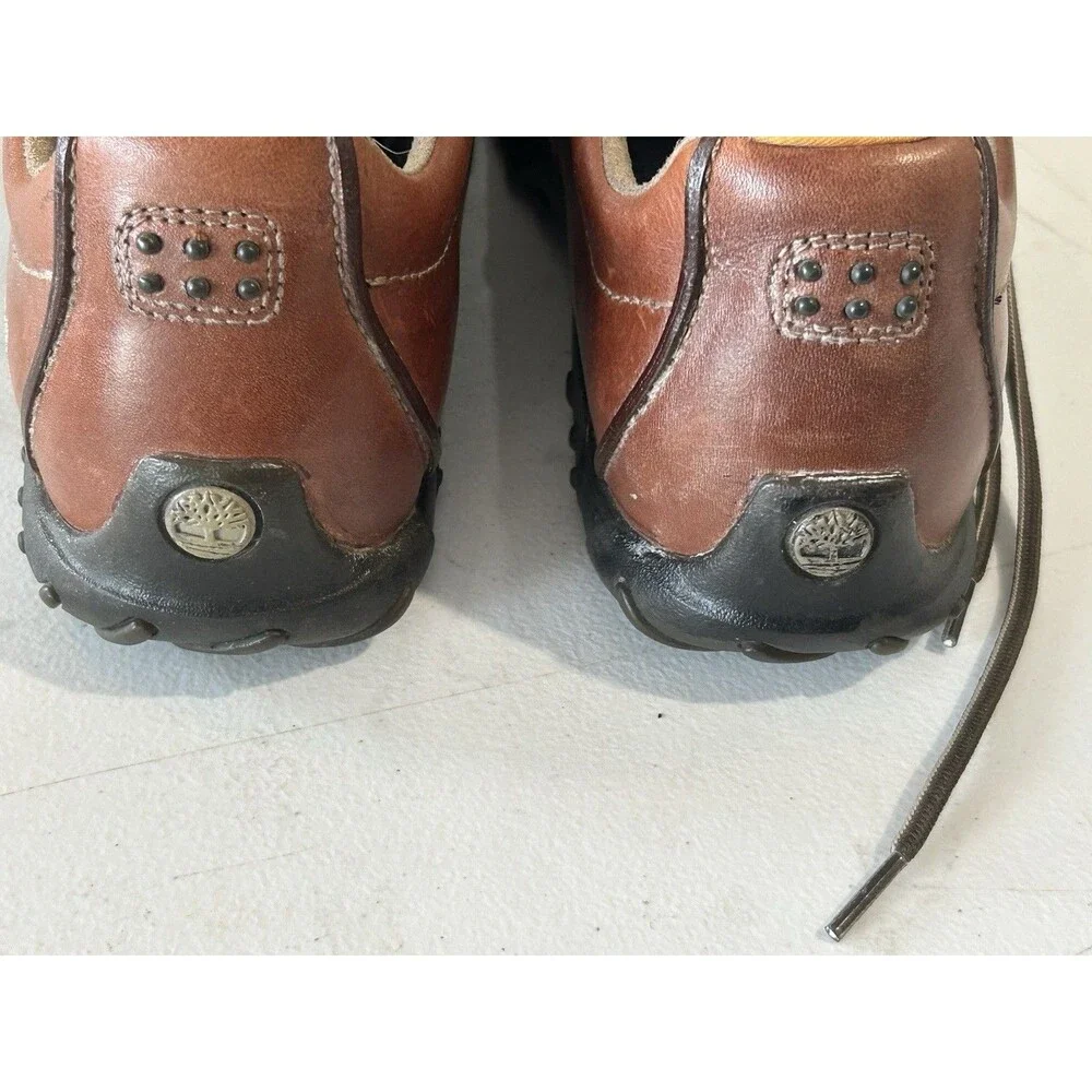 Timberland Smart Comfort Leather Oxfords Brown Casual Shoes Men’s 9.5 Lace Up